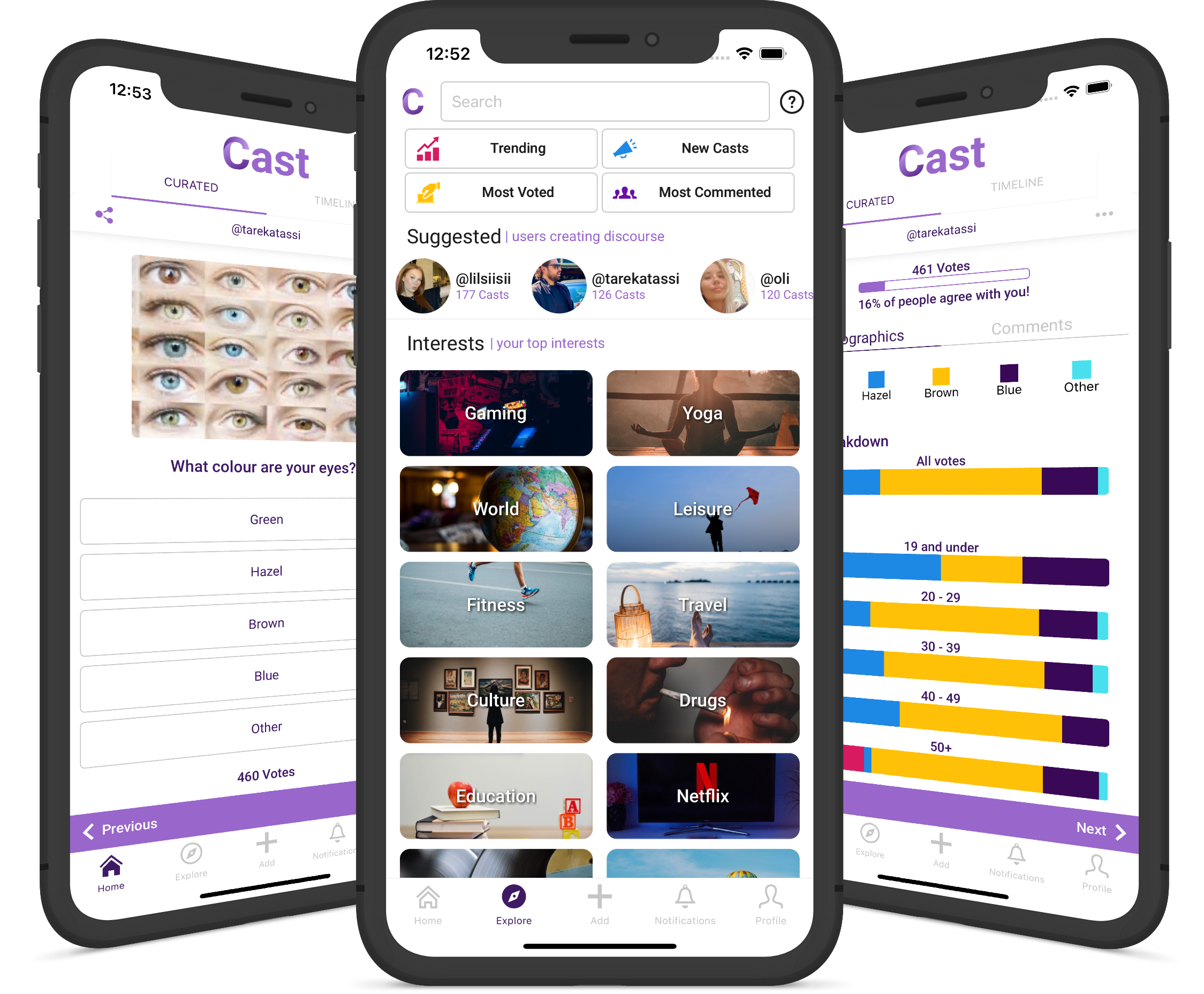 cast screenshot on phone
