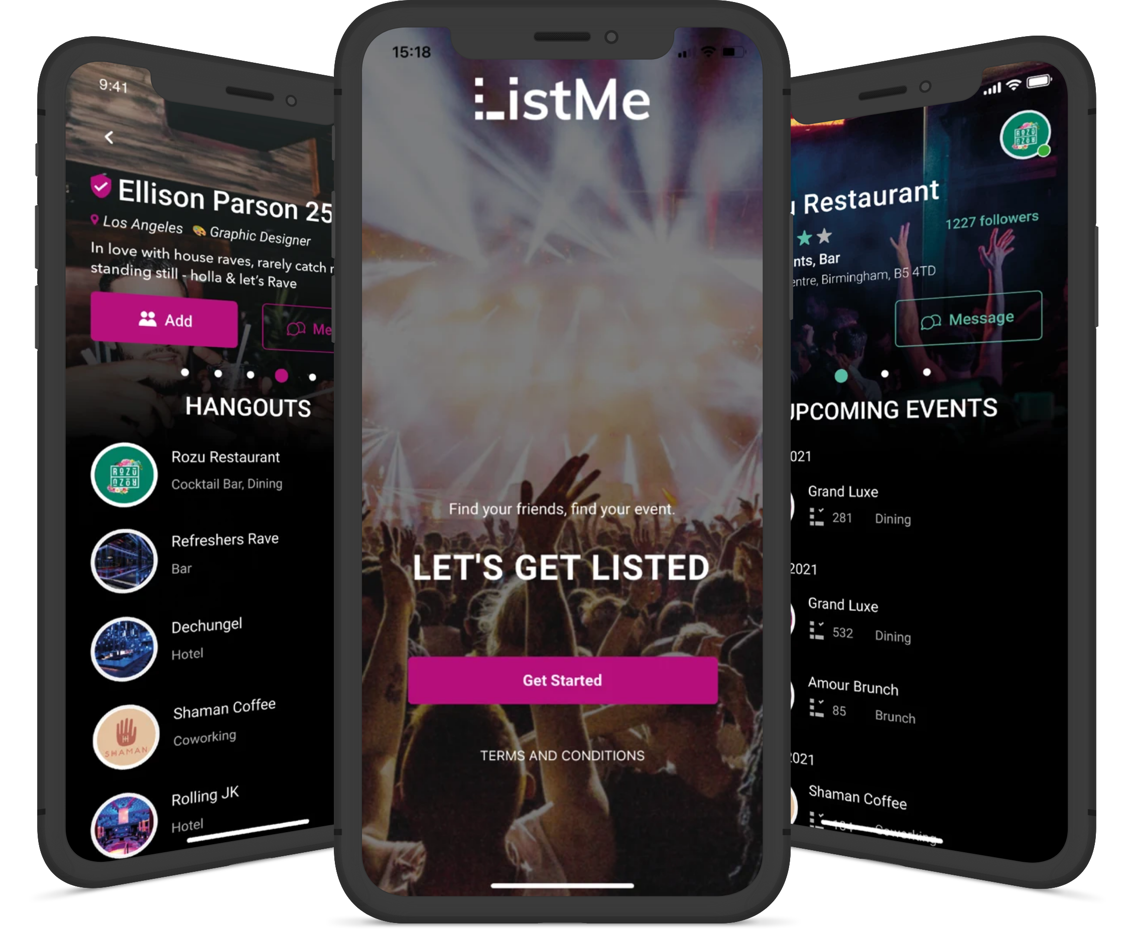 listme screenshot on phone